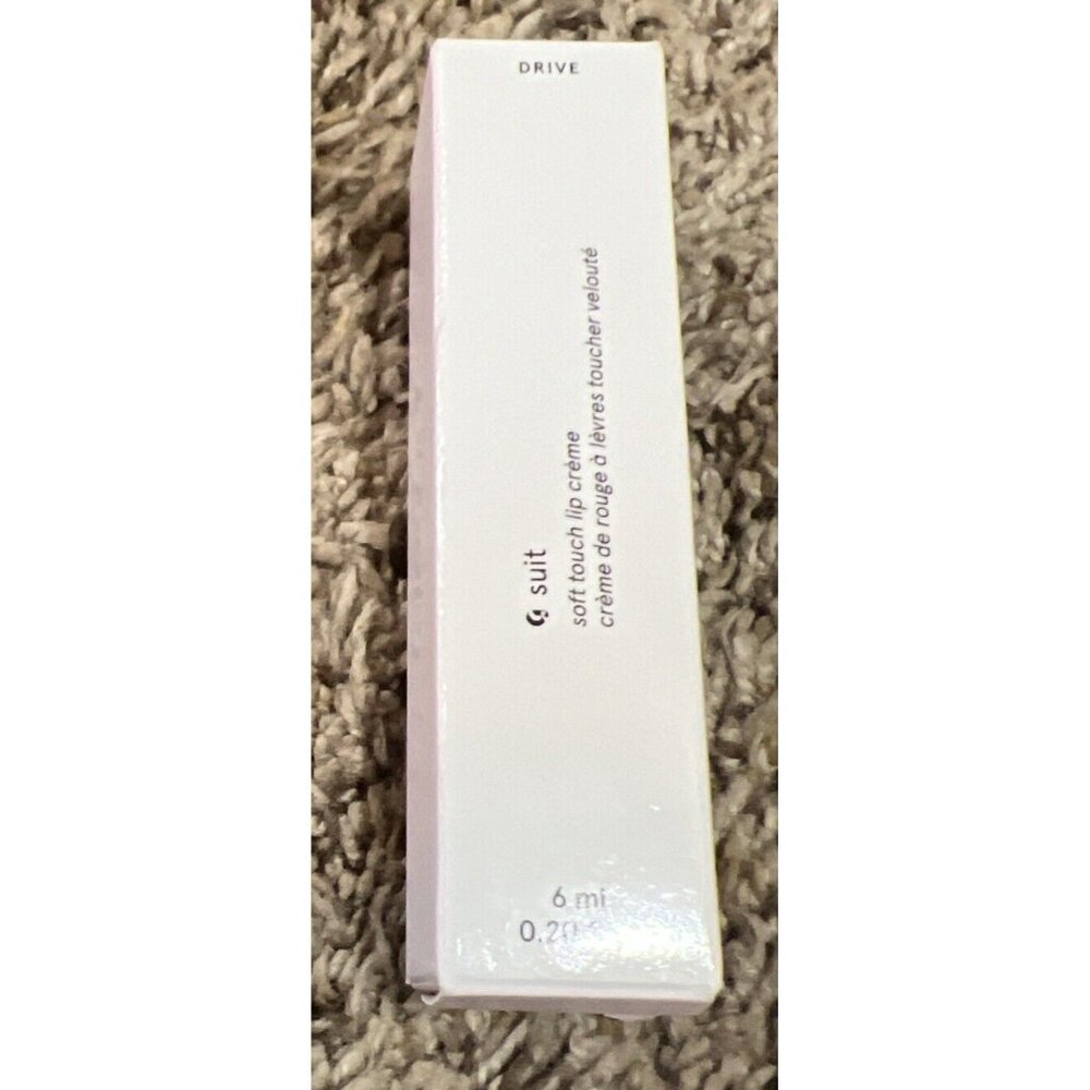 New In Box Glossier G Suit Soft Touch Lip Creme -DRIVE- 6 mL / .20 Fl Oz - Picture 2 of 4